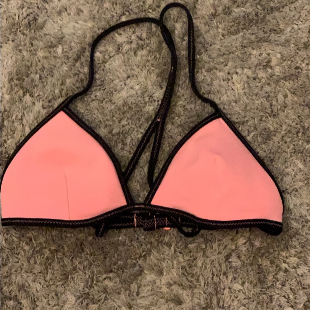 pink bikini top